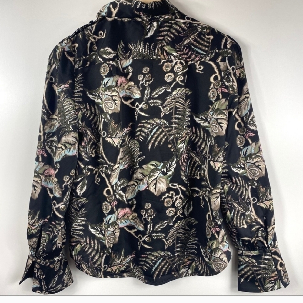 Banana Republic Women's Katinka Floral Print Business Casual Blouse size SP. - Picture 4 of 7